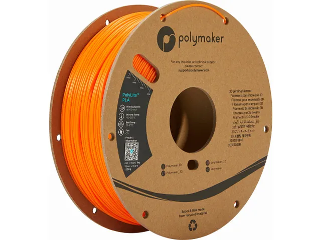 Polymaker PolyTerra PLA Candy 1.75 Filament Oranje 1kg