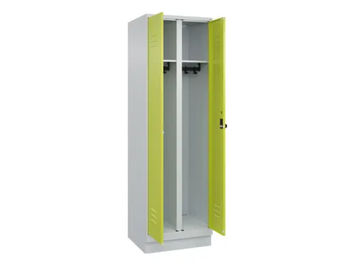locker voor scheiding van kleding,HxBxD 1950x600x500mm,2vak