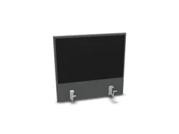 opzetpaneel v. bureau aanbouw achter MS-donkergrijs BN8033-zwart 600mm