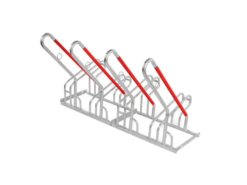 fietsenrek,HxBxD 930x1400x820mm,4instelplaatsen,gebruik eenzijdig
