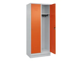 locker,HxBxD 1950x800x500mm,2vak,vak B 400mm,cil.-slot,sokkel - 2