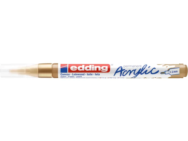 Acrylmarker edding e-5300 fijn rijkgoud