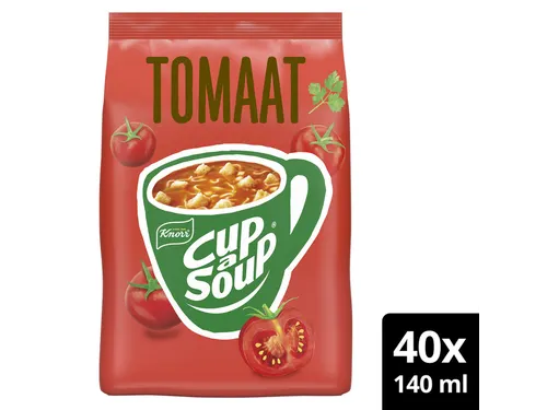 Cup a Soup Knorr machinezak Soep tomaat 140ml