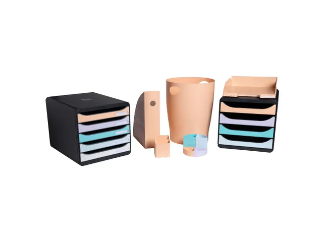 Ladenblok A4+ BIG BOX PLUS Pastel zwart/pastel glossy