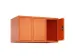 opzetkast,v. locker,3vak.,vak B 300mm,HxBxD 500x900x500mm,cilinderslot