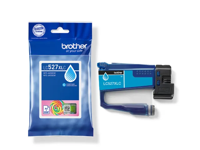 Inktcartridge Brother LC-527XLC HC blauw 2000 pagina's