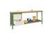 établi,HxlxP 900x2000x700mm,piètement/corps RAL6011,face avant RAL90