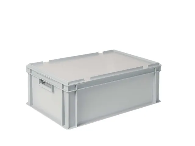 Euronorm-stapelbak,m. isoleerbox,HxLxB 220x600x400mm,44,5/20,4l,HDPE