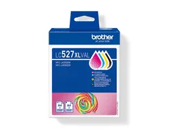 Brother LC-527XL Inktcartridges Zwart + 3 Kleuren XL