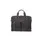 Laptop aktetas Alassio CAMPO. Zwart leer.