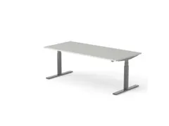 Elektrisch ihv bureau HxBxD 640-1300x2000x900mm blad grijs
