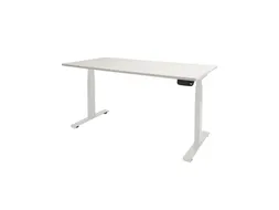 Elektrisch Bureau Dextro Plus 200x80cm Frame Wit Blad Krijtwit