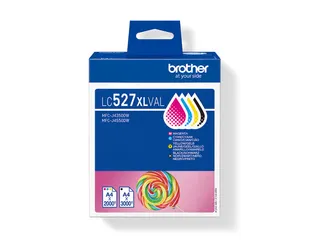 Brother LC-527XL Inktcartridges Zwart + 3 Kleuren XL - 1