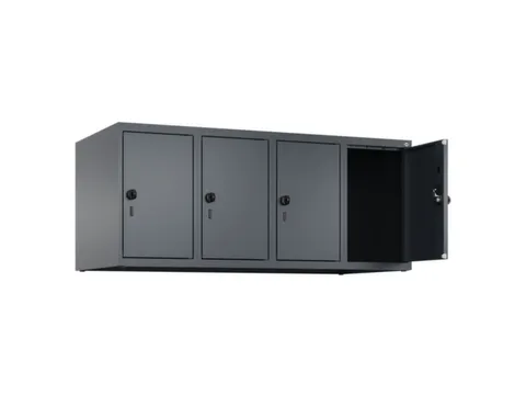 opzetkast,v. locker,4vak.,vak B 300mm,HxBxD 500x1200x500mm