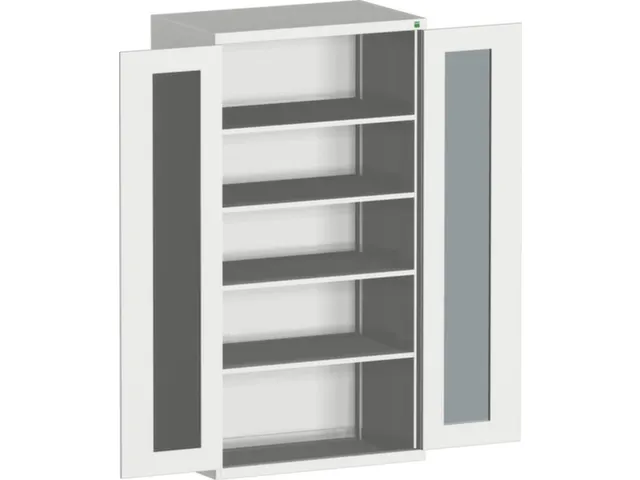 systeemkast,HxBxD 2000x1050x650mm,4xStalen bodem,5-punts sluitsysteem