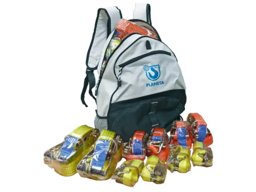 Pakket Sjorbanden Trekkracht 500-4000dan 10-Delig Incl. Rugzak