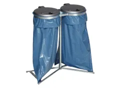 Dubbele Afvalverzamelaars Staand 980x850x480mm 120 Liter