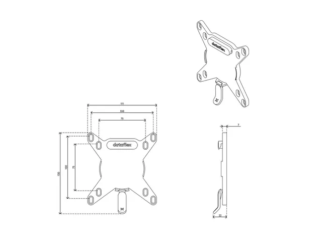 Viewmate Quick Release Bevestiging Wit