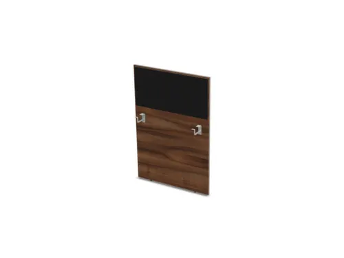 baliepaneel bureau aanbouw rechts NP-tiepolo nut BN8033-zwart 800mm
