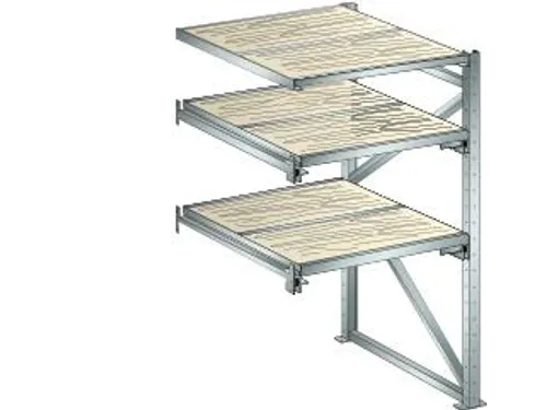 uittrekstelling voor zware lasten,HxBxD 2000x1290x1260mm,vaklast 800kg