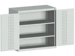kast met geperforeerde platen,HxBxD 1000x1050x650mm,2xStalen bodem