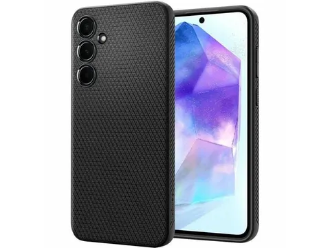 Spigen Case ACS07526 Galaxy A55 (2024) Liquid Air Mat zwart