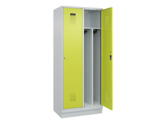 locker voor scheiding van kleding,HxBxD 1950x800x500mm,2vak