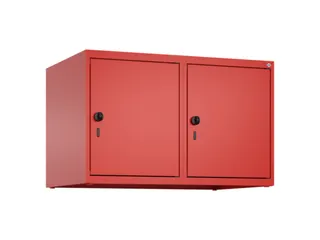 opzetkast,v. locker,2vak.,vak B 400mm,HxBxD 500x800x500mm,draaigrendel - 2