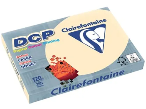 Dcp Presentatiepapier A4, 120 Gram, Ivoor, Pak Van 250 Vel