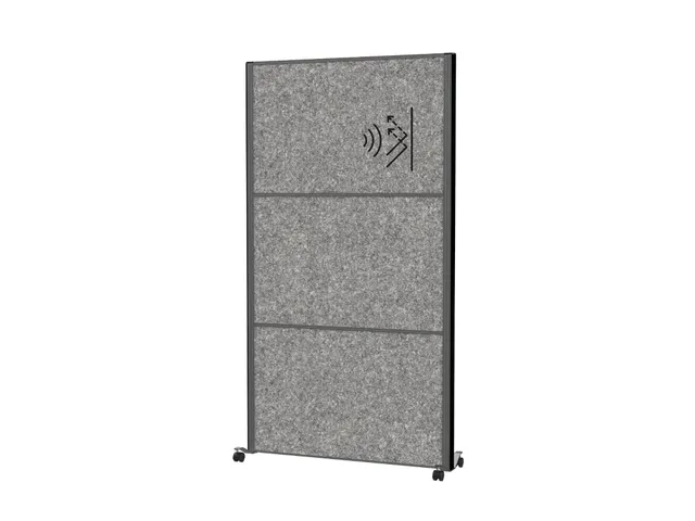 MAULconnecto scheidingswand Uplight 3x Donker Mobiel Antraciet