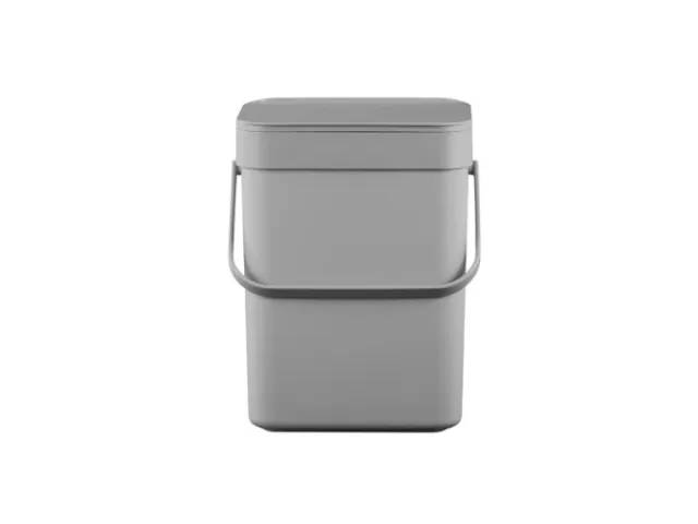 Puro II Food Waste Caddy Afvalbak 5 Liter Grijs