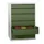ladekast 1200x715x600mm 6laden cilinderslot RAL7035 front RAL6011