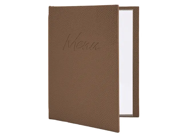 Porte-menu Securit Signature A5 marron