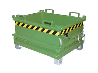 mini-bodemklepcontainer,HxLxB 625x800x1000mm,0,24m³,inrijbeugel,staal - 4