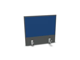 opzetpaneel bureau aanbouw achter MS-donkergrijs BN6016-blauw 600mm - 1