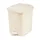 Rechthoekige pedaalemmer 22 Liter Wit