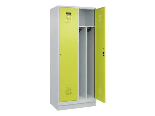 locker voor scheiding van kleding,HxBxD 1950x800x500mm,2vak