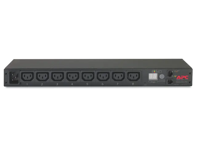 APC Rack PDU AP7821B, Metered, 0U/1U, 16A, 230V,(8x) C13, C20 stekker