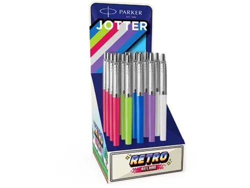 Jotter Originals 90'S Display 20 Stuks Blauwe Inkt, Pun