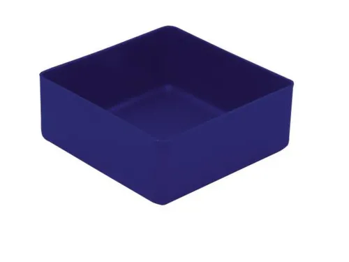 Inzetbak HxLxB 40x99x99mm Polystyreen Blauw 50 stuks