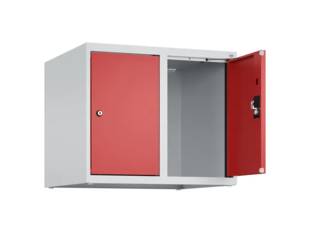 opzetkast,v. locker,2vak.,vak B 300mm,HxBxD 500x600x500mm,cilinderslot