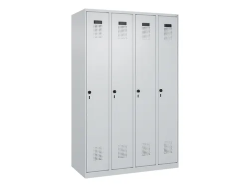 locker,HxBxD 1850x1200x500mm,4vak,vak B 300mm,draaigrendel