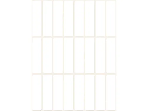etiket Zweckform 50x14mm wit pakje a 672 etiketjes