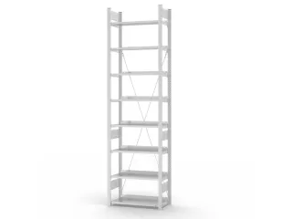 dossierstelling,grondveld,HxBxD 2700x810x335mm,vaklast 60kg - 2
