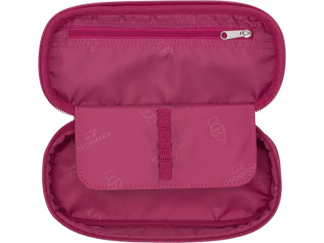 Etui Beckmann ovaal Leeg Cherry red