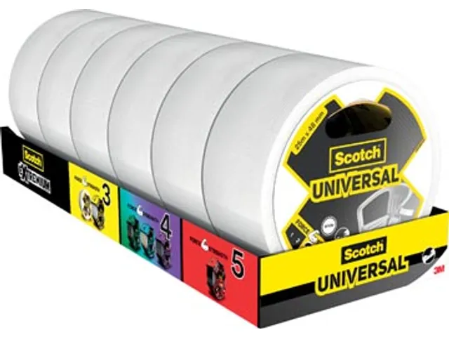 ducttape Universal, ft 48 mm x 25 m, wit