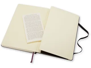 Notitieboek Moleskine large 130x210mm ruit 5x5mm hard cover zwart - 9