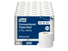 Tork 472161 T4 Traditioneel Toiletpapier Advanced 2-Laags 48 rol