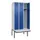 locker met bank,HxBxD 2120x900x815mm,3vak,vak B 300mm,draaigrendel