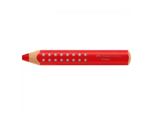 Kleurpotlood Faber-Castell Grippy XXL Jumbo Aardbeienrood